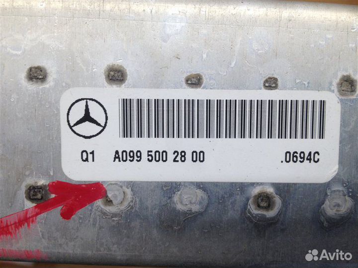 Интеркулер Mercedes GLE Coupe W292