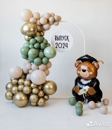 Фотозона Оформление шарами Выпускной