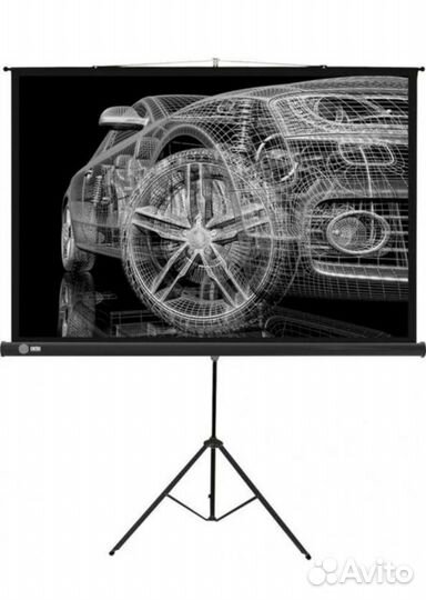 Проекционный экран cactus Triscreen CS-PST-180X180