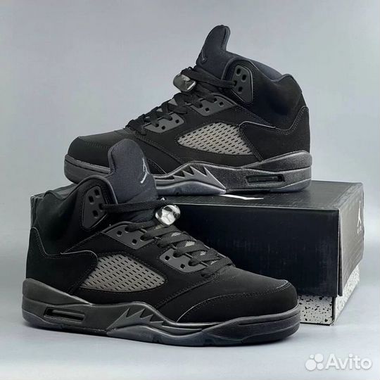 Nike Air Jordan 5 Retro Anthracite Black Cat