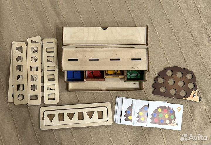 Досочки Сегена Сортер деревянные развивающие игры