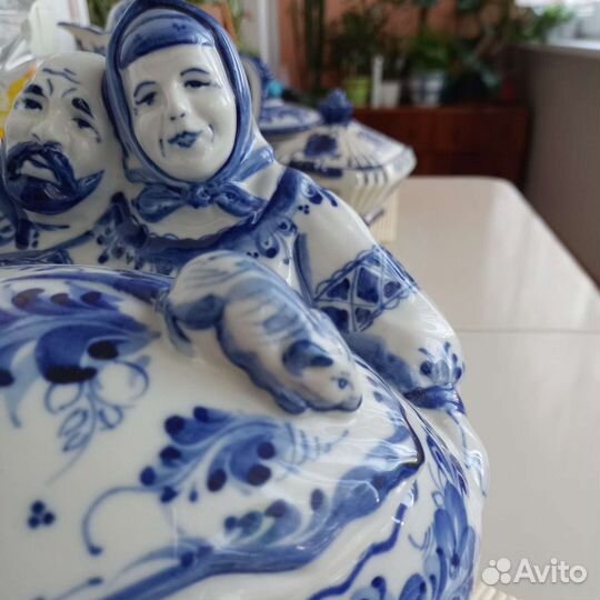 Шкатулка Гжель