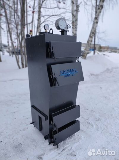 Твердотопливный котел длительного горения