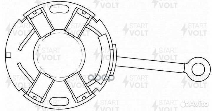 Узел щеточный стартера chery tiggo 8 PRO