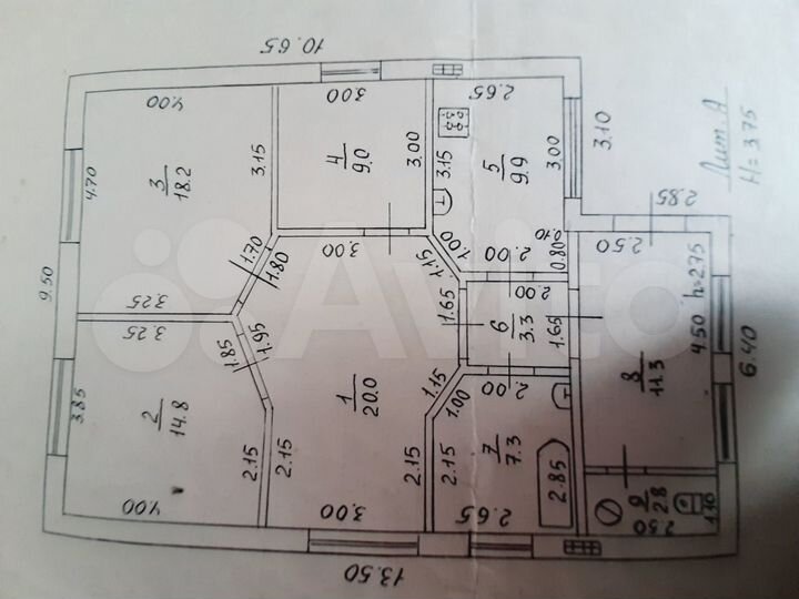 Дом 105,4 м² на участке 10 сот.