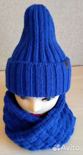 Комплект шапка и снуд