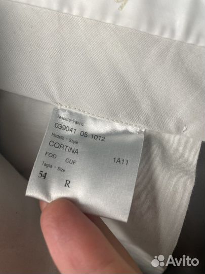 Брюки из шёлка и шерсти Brioni Размер 54R