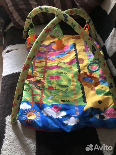 Развивающий коврик детский ростомер