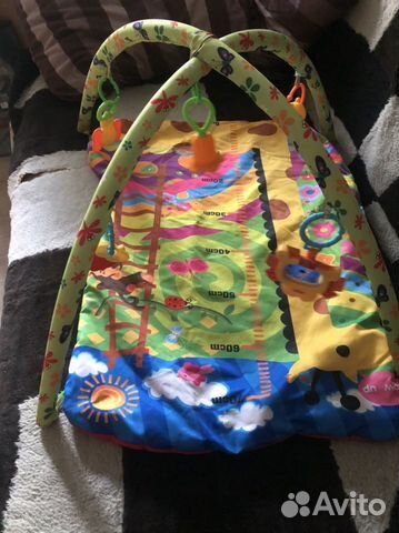 Развивающий коврик детский ростомер