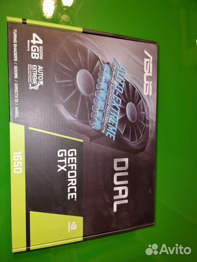 Видеокарта Asus gtx 1650 DDR6
