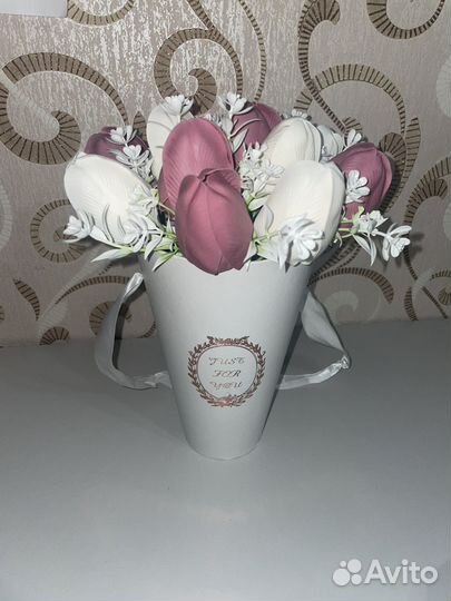 Букет из мыло