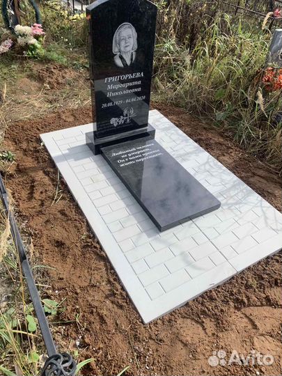 Памятники,оградки,установка