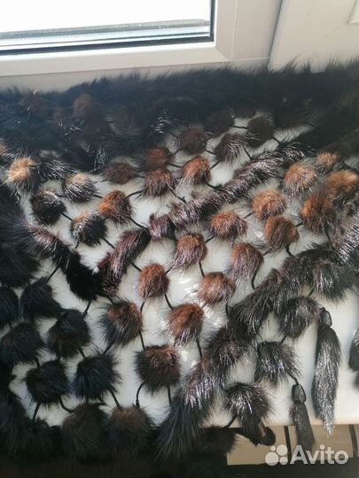 Норковая шаль