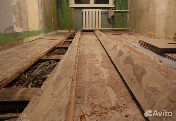 Строительные работы, бригада строителей