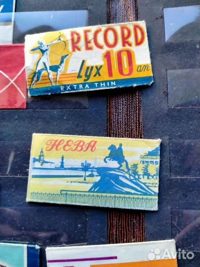 Уникальная и редчайшая коллекция этикеток от лезви