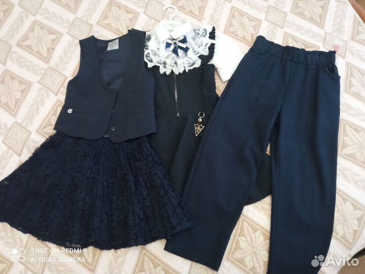 Школьная форма для девочки 122 128 синия