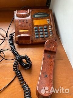 Телефон кнопочный стац.с доп.нов.шнуром и розеткой