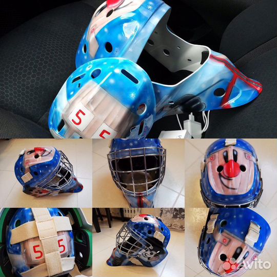 Хоккейный шлем роспись