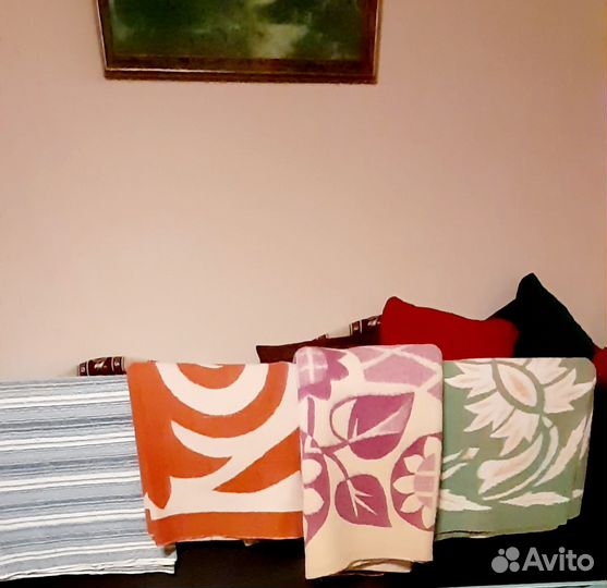 Одеяла шерстяные советские и махровая простыня