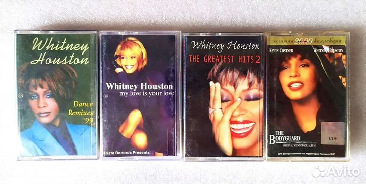 Магнитоальбомы Whitney Houston. Cassete 60 min