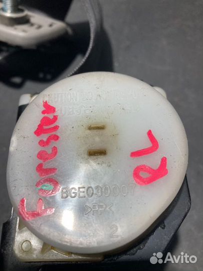 Ремень безопасности задний левый Subaru Forester