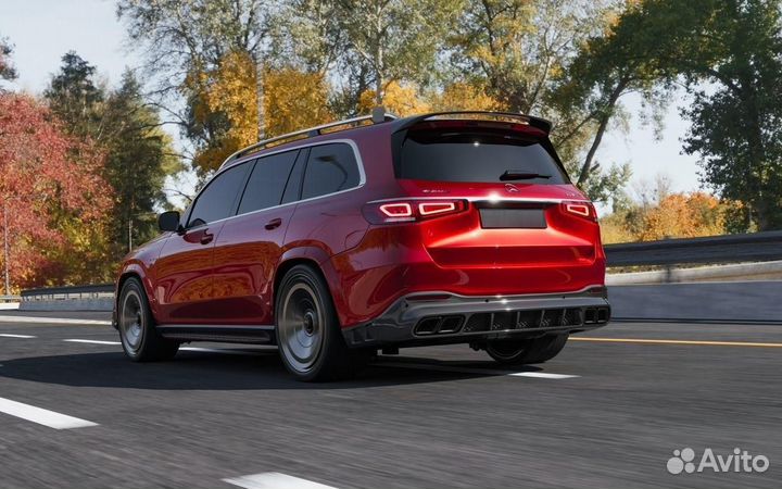 Карбоновый обвес, тюнинг Mercedes GLS 63 AMG x167