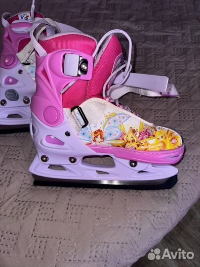 Коньки детские раздвижные 33-36