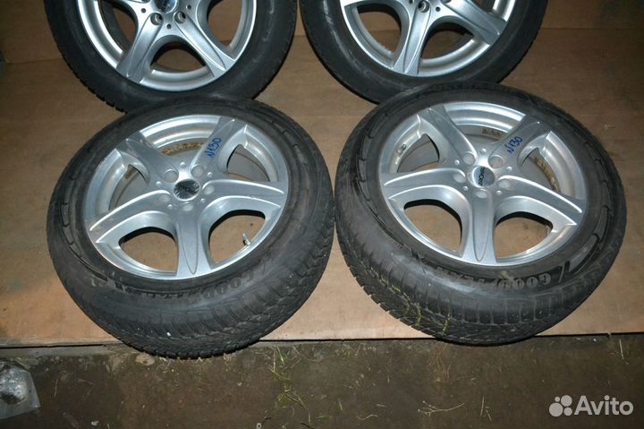 Диски бу R17 с всесезонными шинами 225 55 17