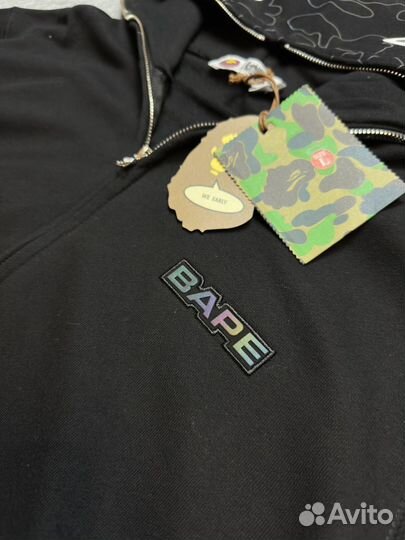 Зип худи Bape голография