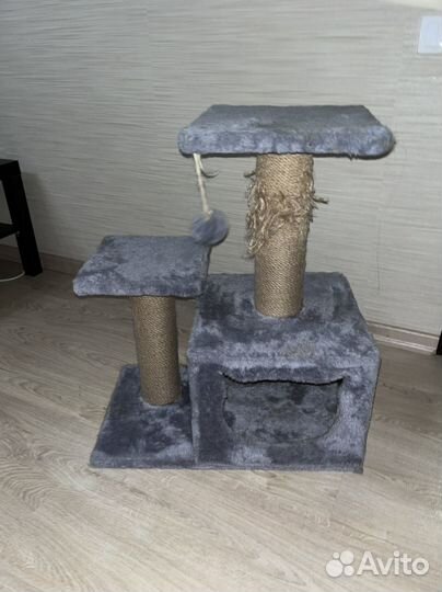 Домик для кошки с когтеточкой