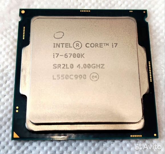 Процессор для компьютера Intel core i7-6700k