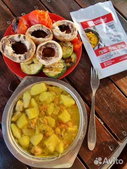 Готовая еда для рыбалки, охоты, похода