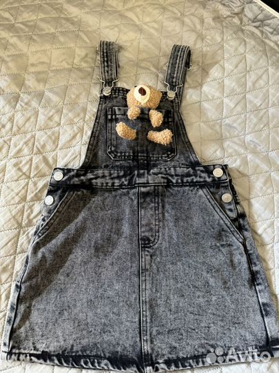 Сарафан джинсовый новый 128