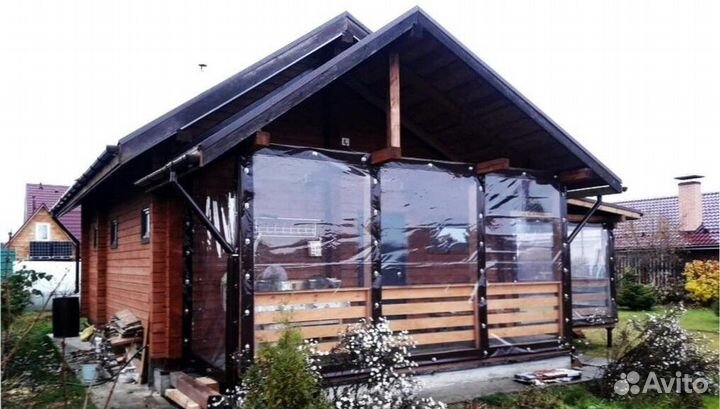 Мягкие окна для террас, летних кафе под ключ