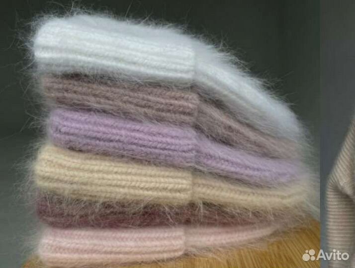 Шапка женская зимняя из ангоры новая