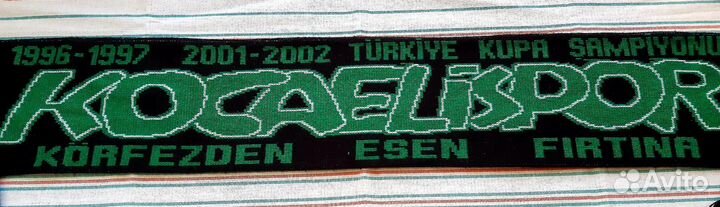 Vintage scarf FC Kocaelispor Forza Körfez Türkiye