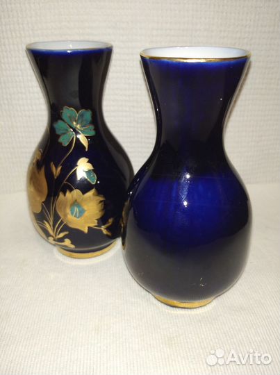 Вазочки кобальт СССР