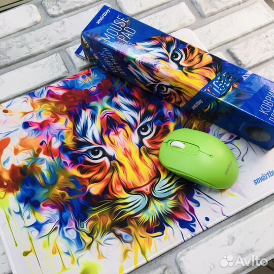 Коврик для компьютерной мышки Яркий Тигр
