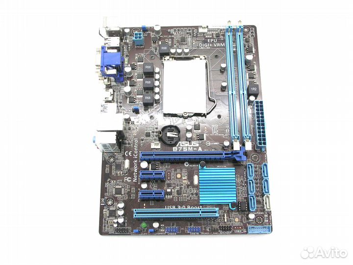 Материнская плата S-1155 asus B75M-A Rev1.01