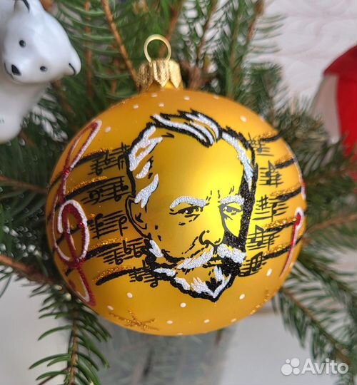 Елочные шары Пушкин Чайковский