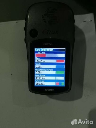 Навигатор garmin etrex vista cx