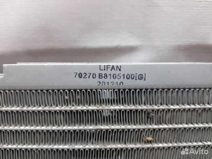 Lifan solano 1 (620) радиатор кондиционера
