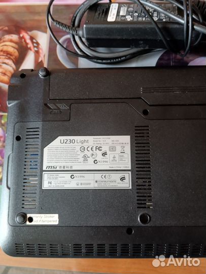 Нетбук msi u230 light