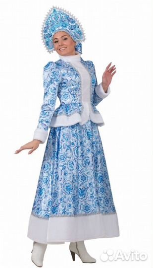 Костюм Снегурочки взрослый женский