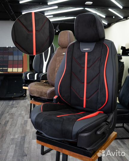 Чехлы мультимодельные 5D премиум в автомобили