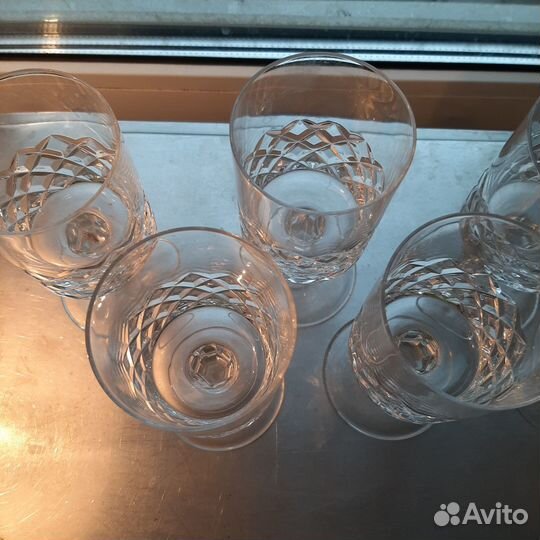 Хрустальные бокалы для вина из СССР