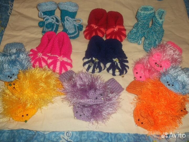 Варежки- ежики