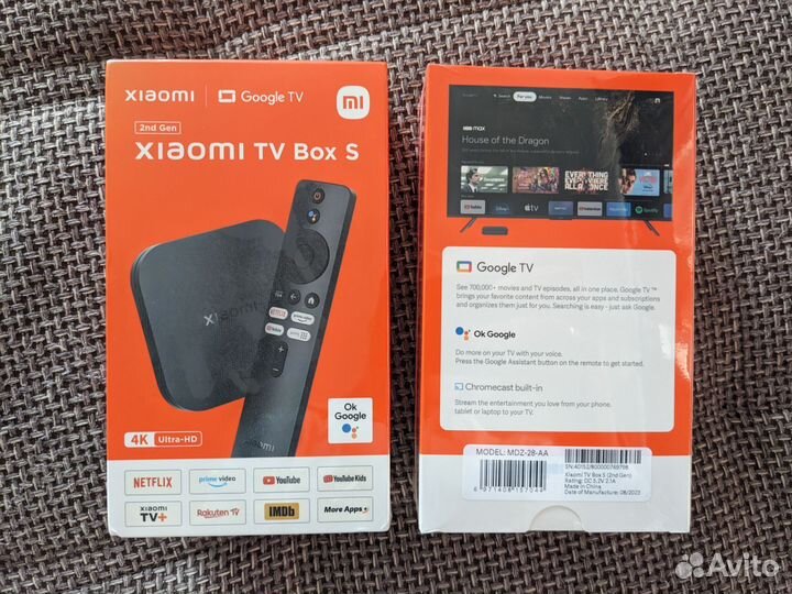 Приставка Xiaomi TV Box S 2е поколение