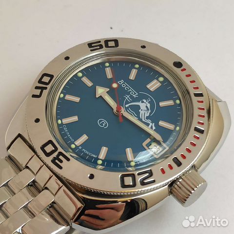 Часы механические Амфибия 710059 купить в Москве | Личные вещи | Авито