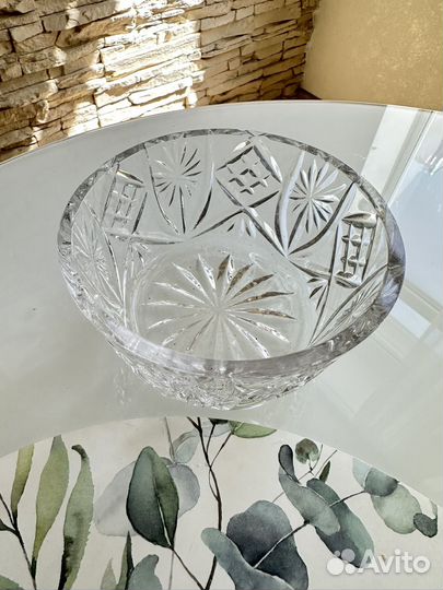 Ваза хрустальная СССР, салатники, для варенья